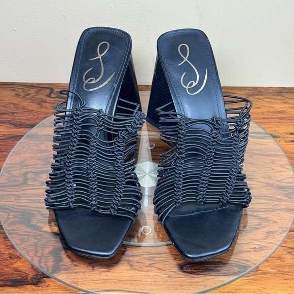 Sam Edelman Laurette Block Heel Mule black - size 7 - Picture 6 of 17